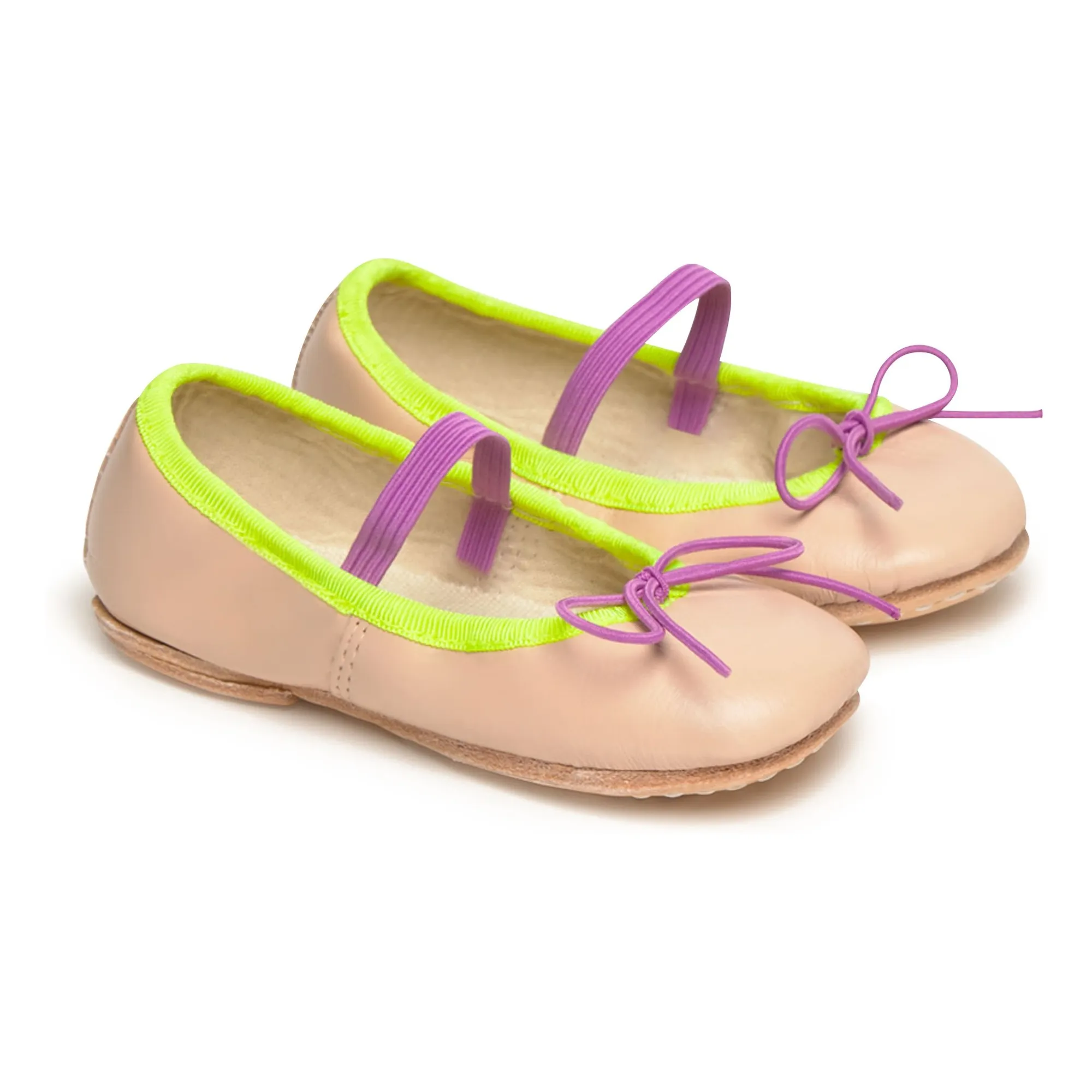 Cozmo Nude Ballerinas Chasse Baby Bow