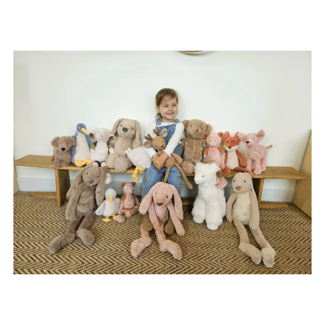 Peluche Lapin Richie | Vieux Rose