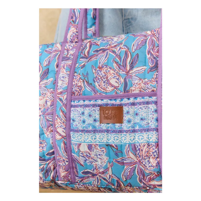 36h Borsa Bilbao in cotone biologico | Blu