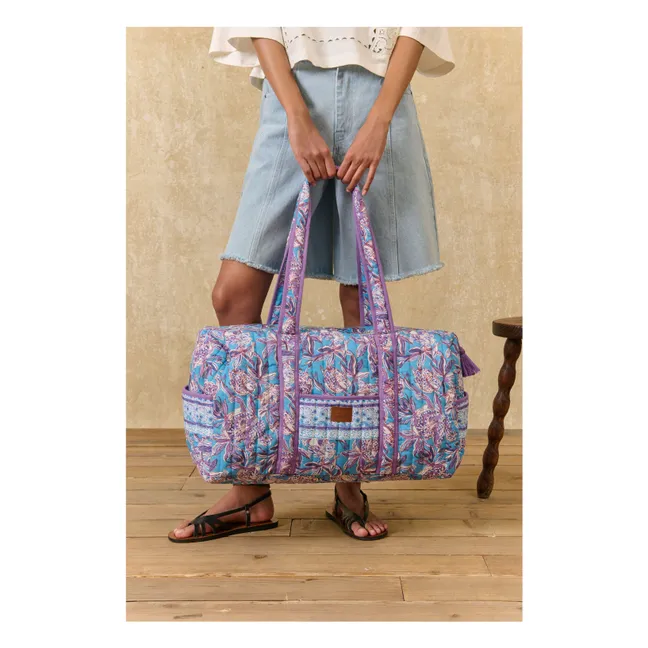 Sac 36h Bilbao en coton bio | Bleu