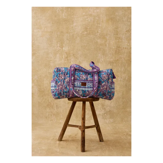 36h Bolsa Bilbao de algodón orgánico | Azul