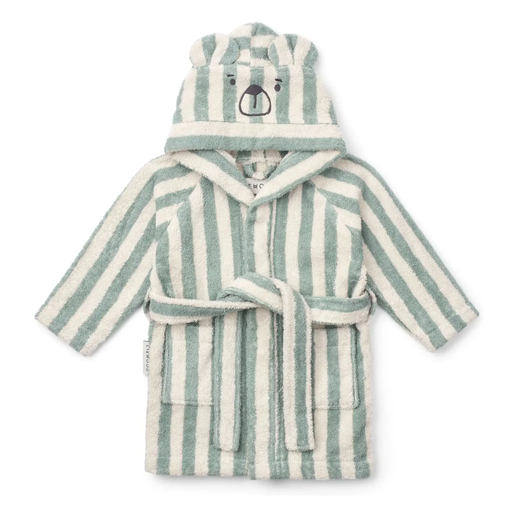 Liewood Stripe Peppermint/Creme De La Creme Lily Bathrobe