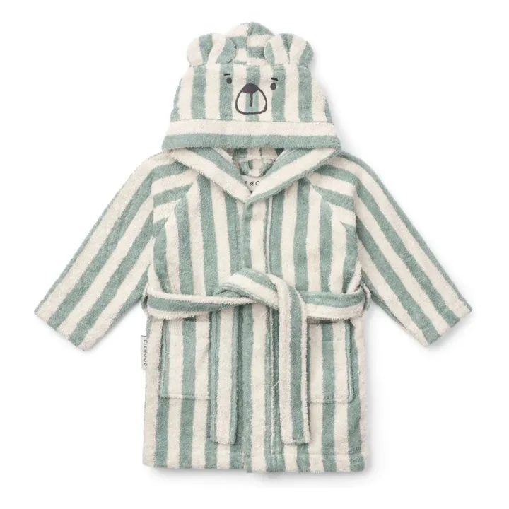 Peignoir Lily | Stripe Peppermint/Creme de la creme- Image produit n°0