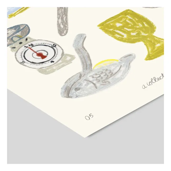 Affiche A Collection of Kitchen Objects