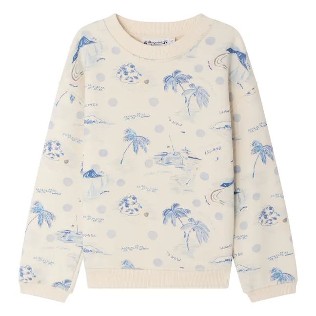 Sweat Tonino Ile Coton Bio | Ecru