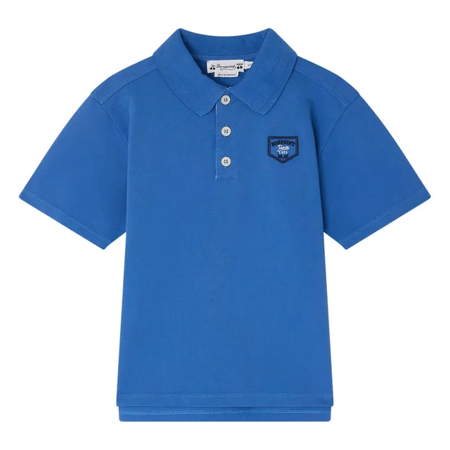 Polo Elion de algodón orgánico | Azul Rey