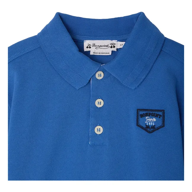 Polo Elion Coton Bio | Bleu roi