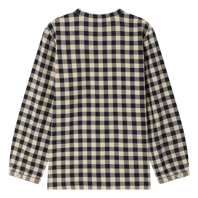 Carreaux Artist Shirt | Ecru
