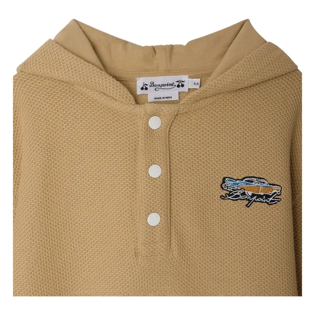 Sweat Capuche Edan Coton Bio | Beige