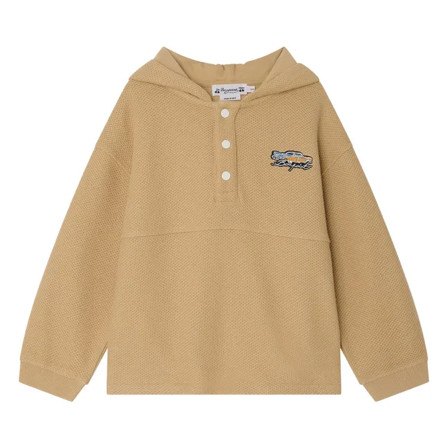 Sweat Capuche Edan Coton Bio | Beige