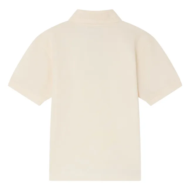 Polo-Shirt Lorris Bio-Baumwolle | Cremefarben
