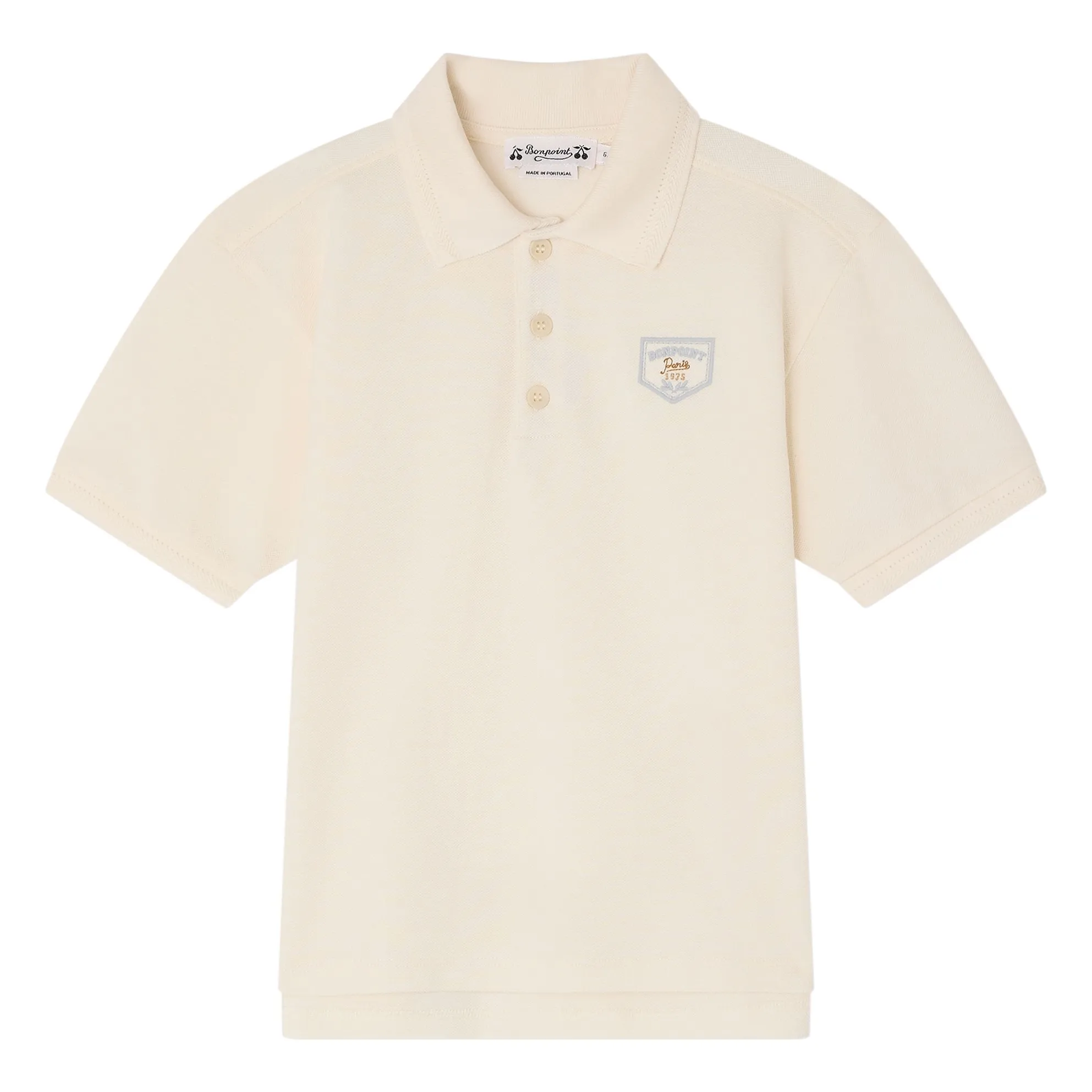 Polo Lorris Coton Bio | Crème- Image produit n°0