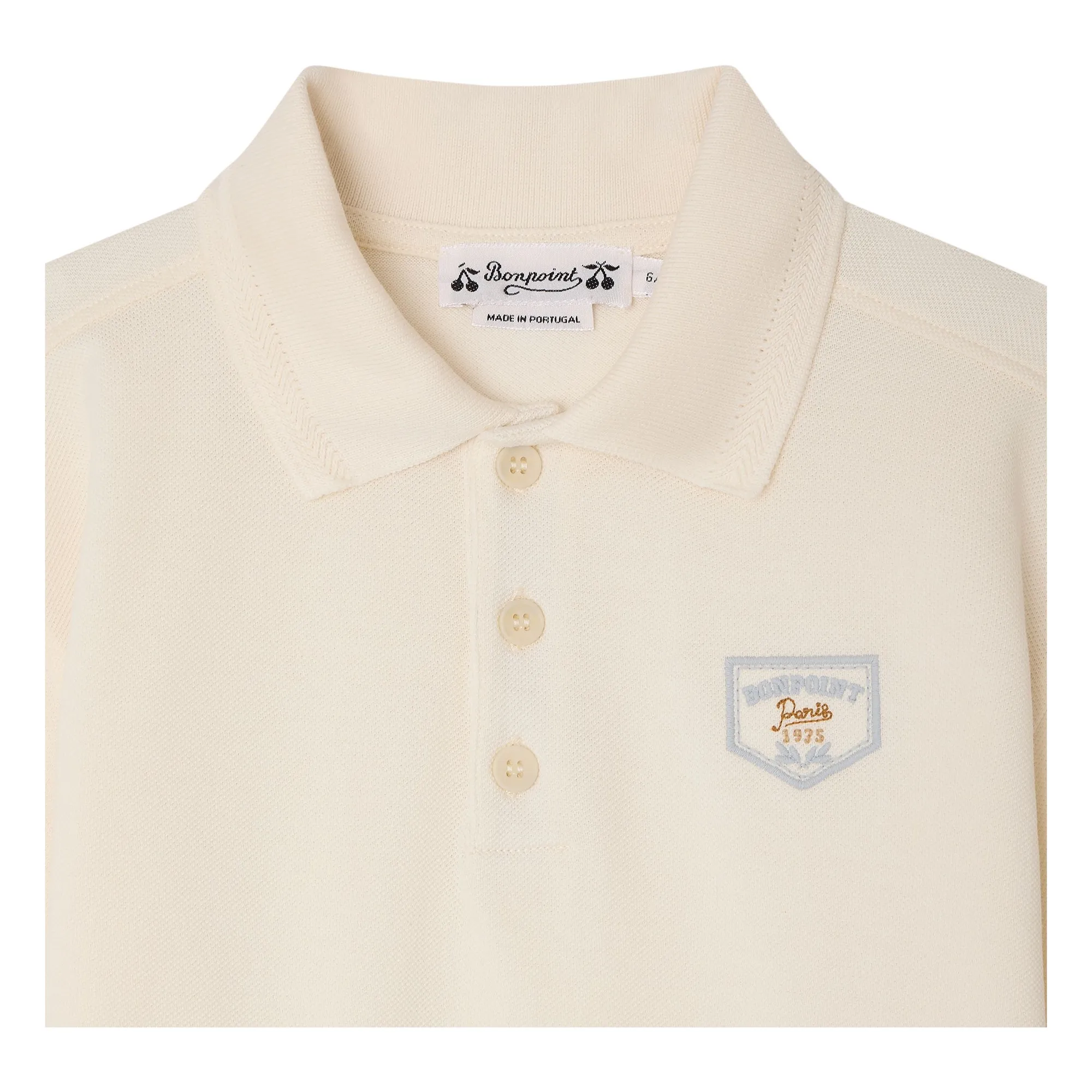 Polo Lorris Coton Bio | Crème- Image produit n°1