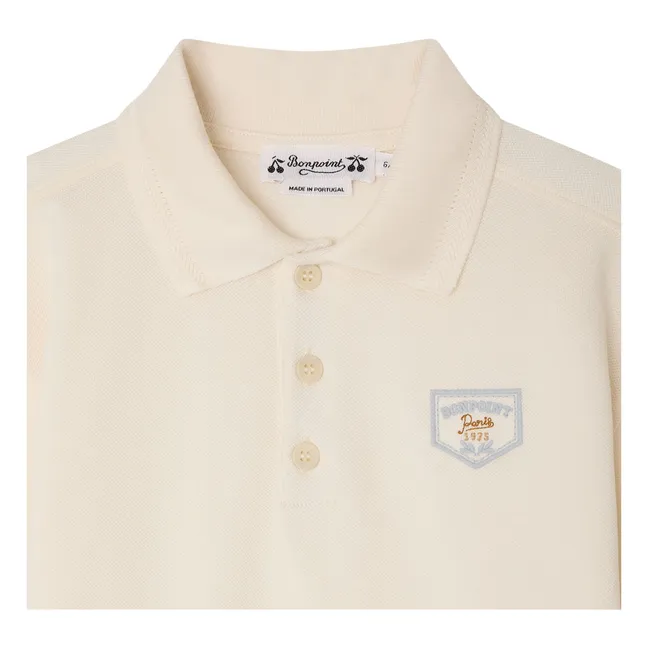 Polo-Shirt Lorris Bio-Baumwolle | Cremefarben