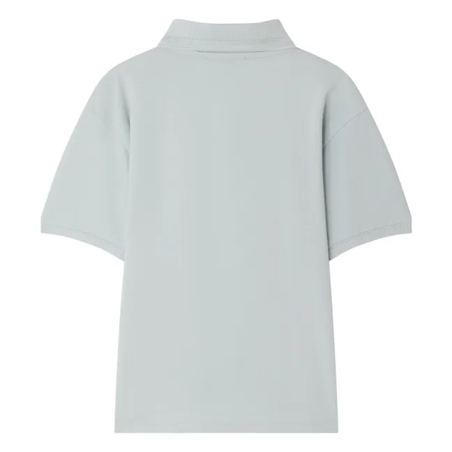 Polo Lorris de algodón orgánico | Azul Claro