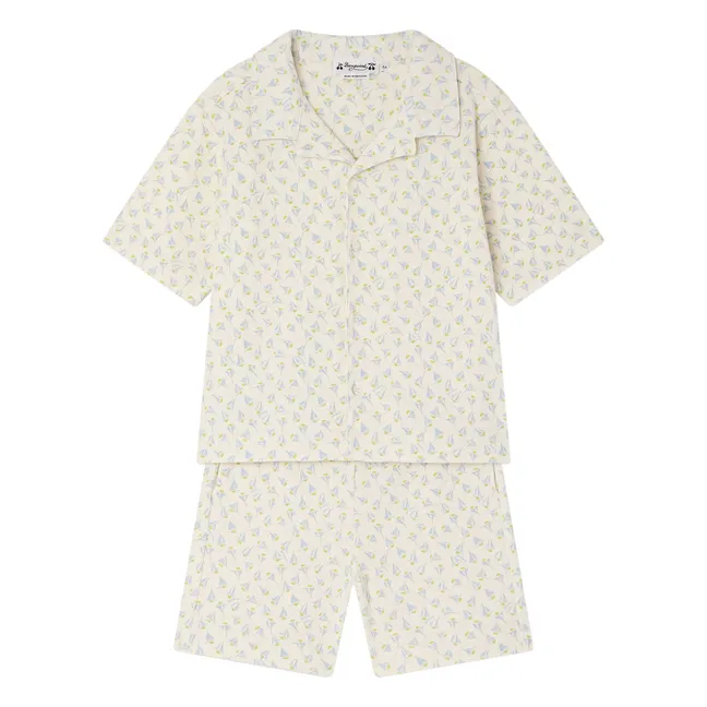 Pijama Lothar Voiliers Algodón Ecológico | Blanco