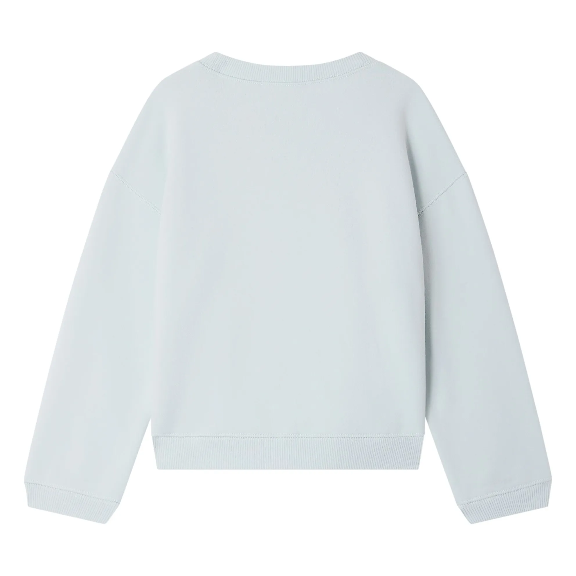 Sudadera de algodón orgánico Erol Bateau | Azul Pálido- Imagen del producto n°3