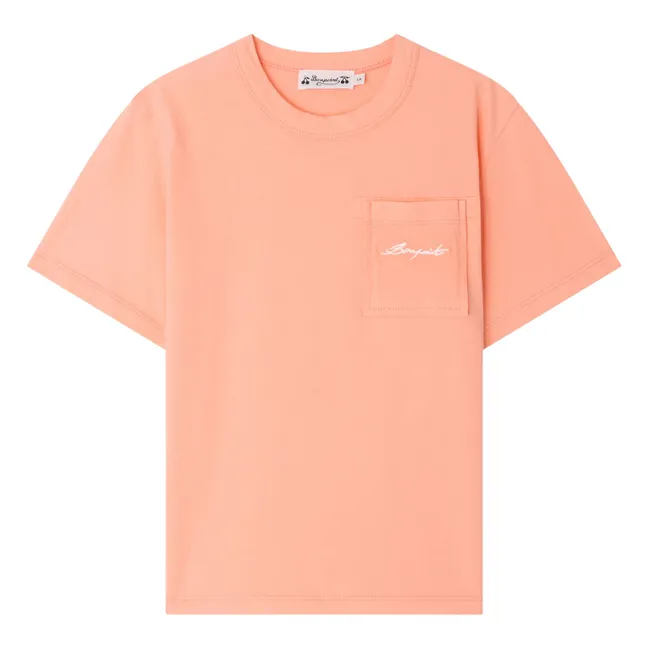 T-shirt Elrador Coton Bio | Corail