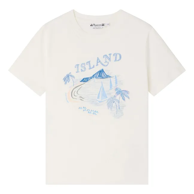 T-shirt Thibald Coton Bio | Ecru