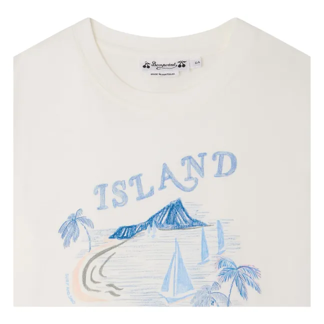 Thibald organic cotton T-shirt | Ecru