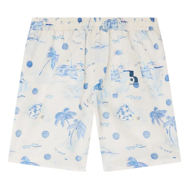 Pantaloncini da bagno Ariel Ile Fibre riciclate | Ecru