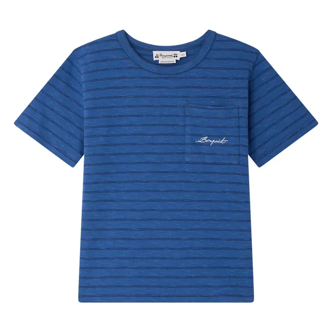 T-shirt Elrador Coton Bio | Bleu roi