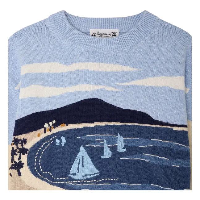 Pull Lyle Plage Coton Bio | Sable
