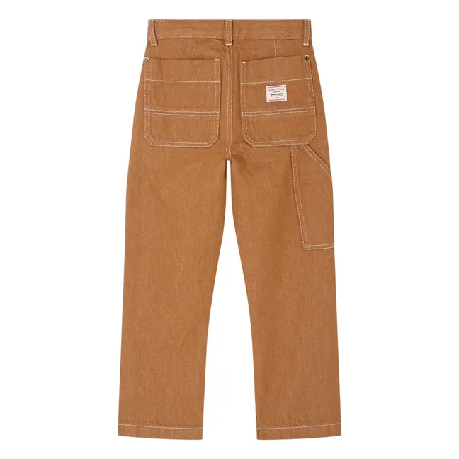 Gael organic cotton pants | Camel