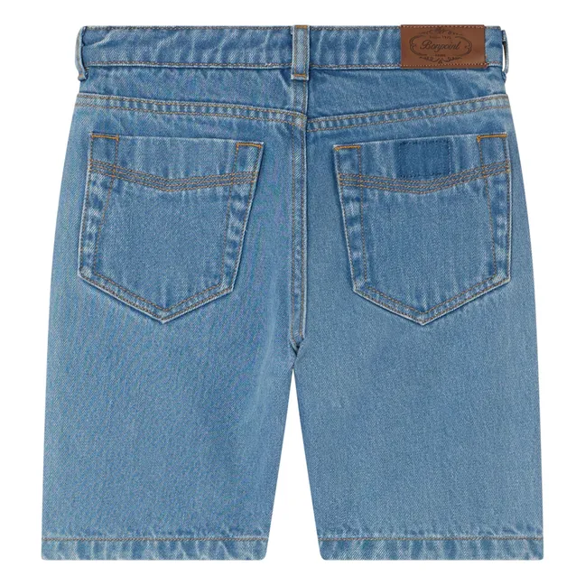Bermudas Elvio Denim Algodón Ecológico | Azul