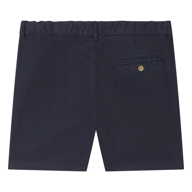 Pantalones cortos Charles de algodón ecológico | Azul Marino