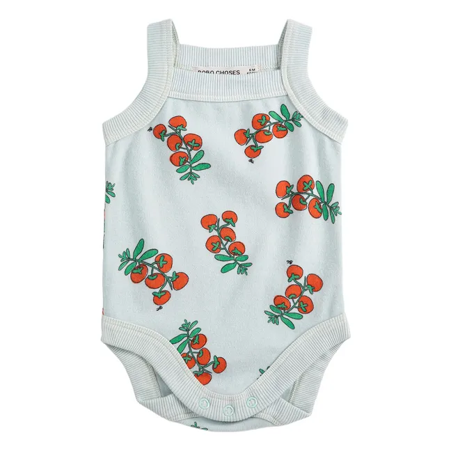 Body Tank Top Tomatoes Organic Cotton | Pale blue