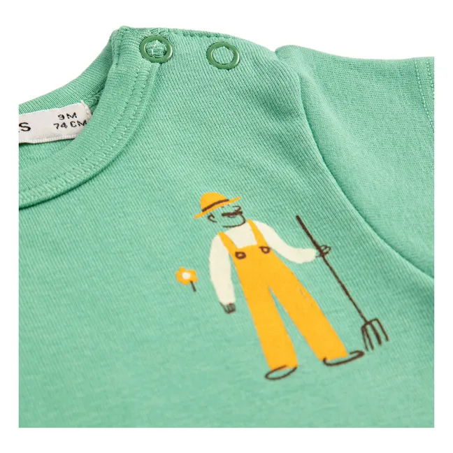 Body Vache Coton Bio | Vert