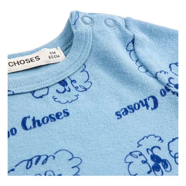 Body Chiens Coton Bio | Bleu