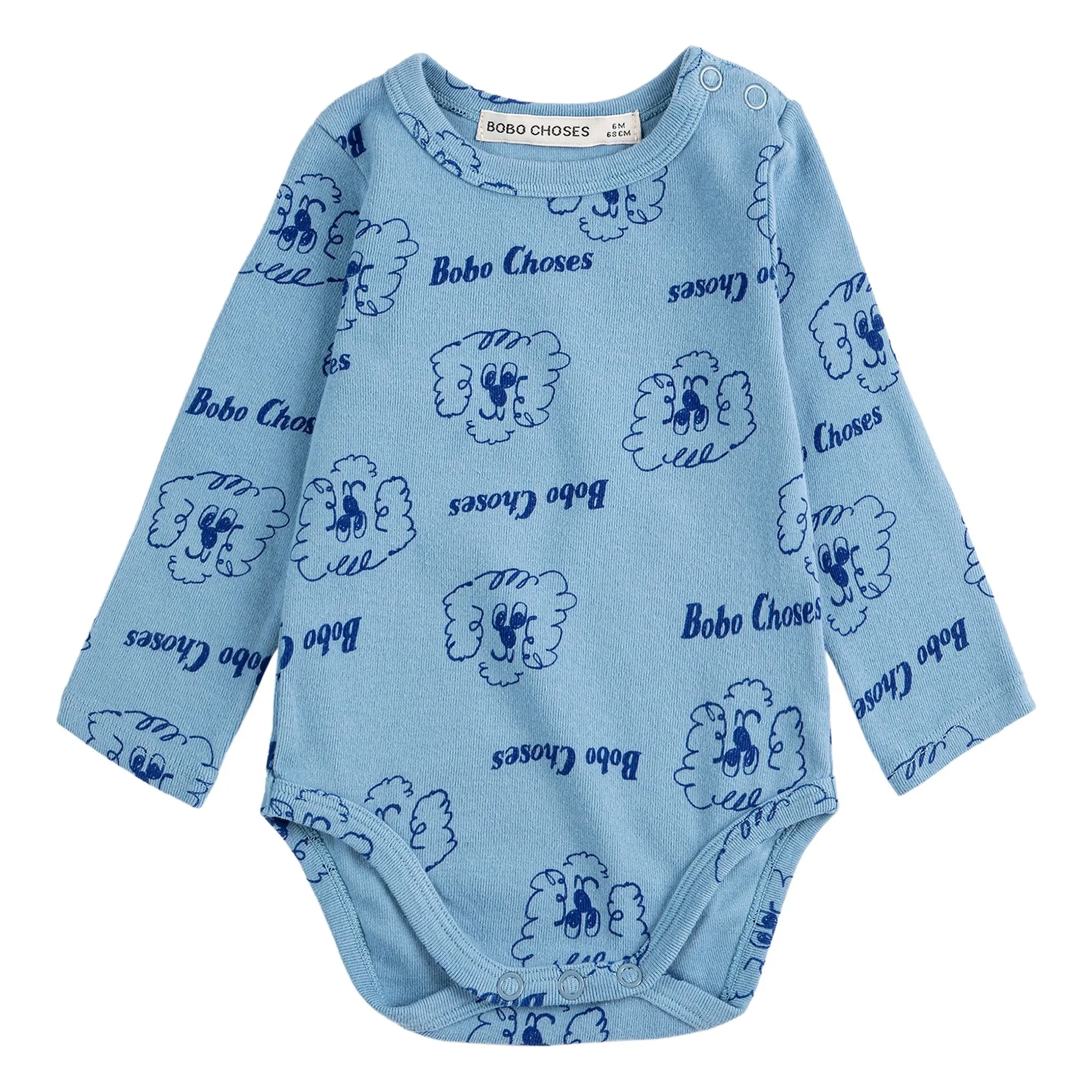 Bobo Choses Blue Body Dogs Organic Cotton
