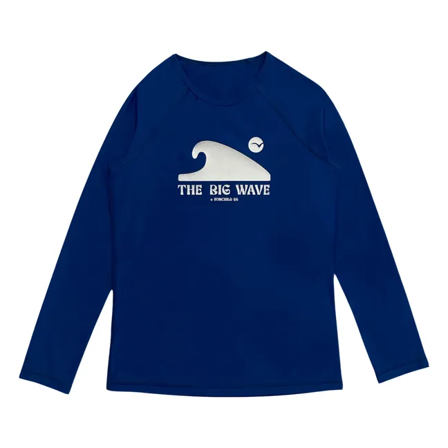T-shirt Anti-UV Saco Bigwave | Bleu foncé