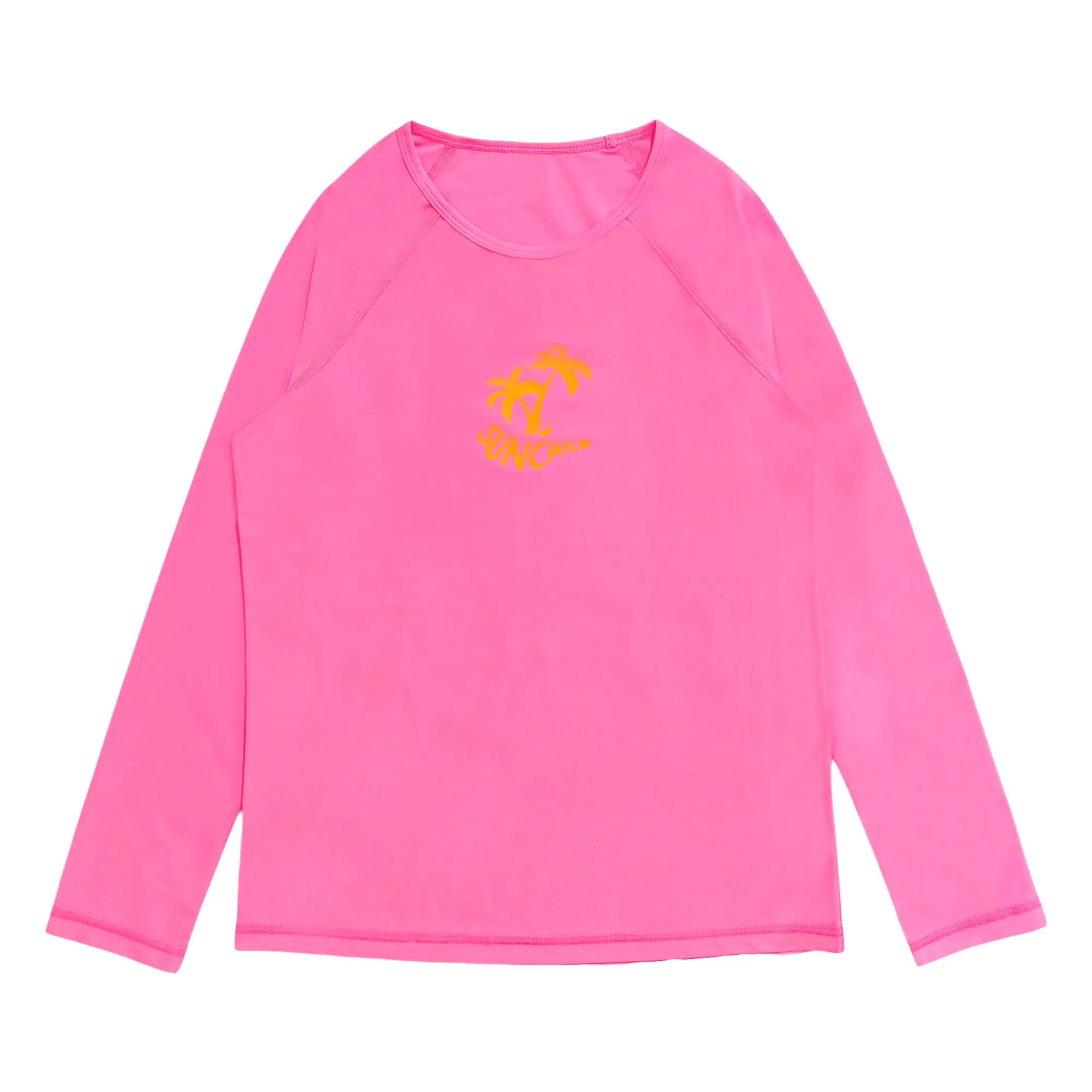 T-shirt Anti-UV Saco Smallpalm | Rose bonbon- Image produit n°0
