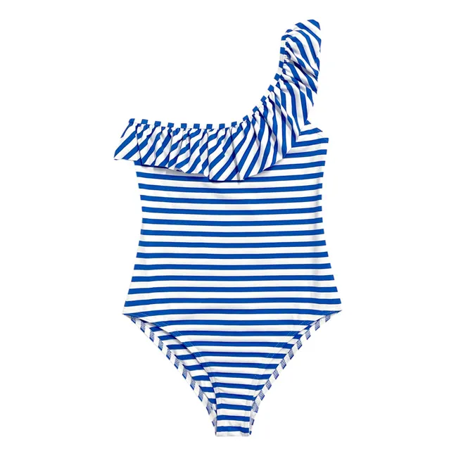 Joyce Striped Swimsuit | Blue