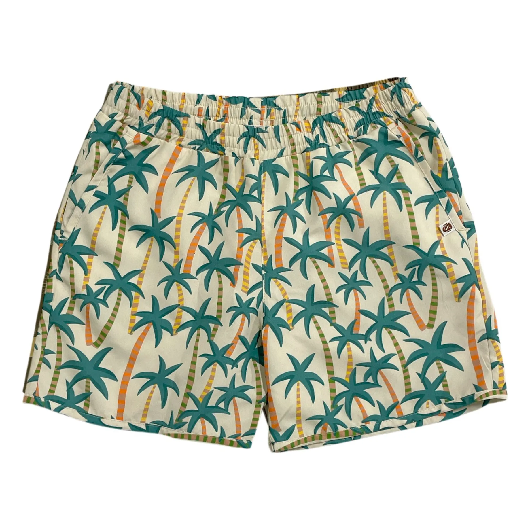 Sunchild Pale Yellow Guapi Palm Shorts