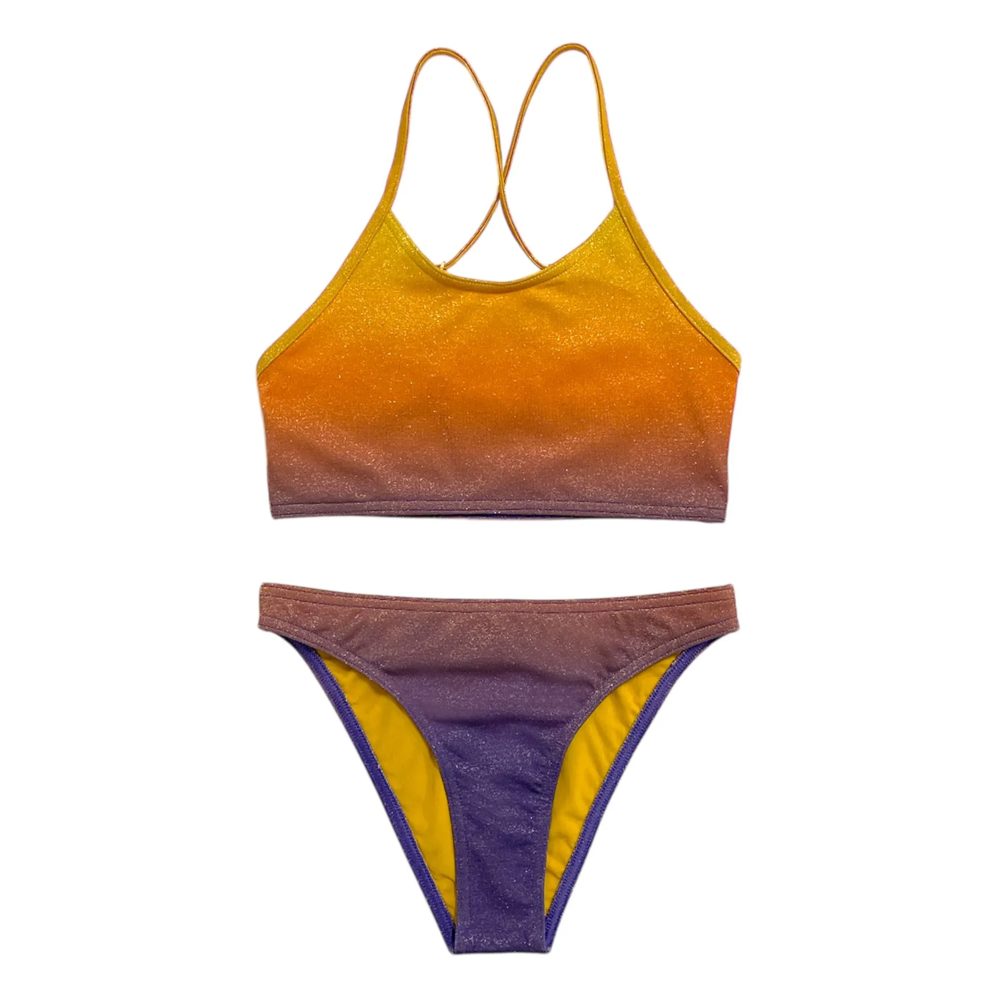 Sunchild Purple Ellis Pailleté Dégradé Swimsuit