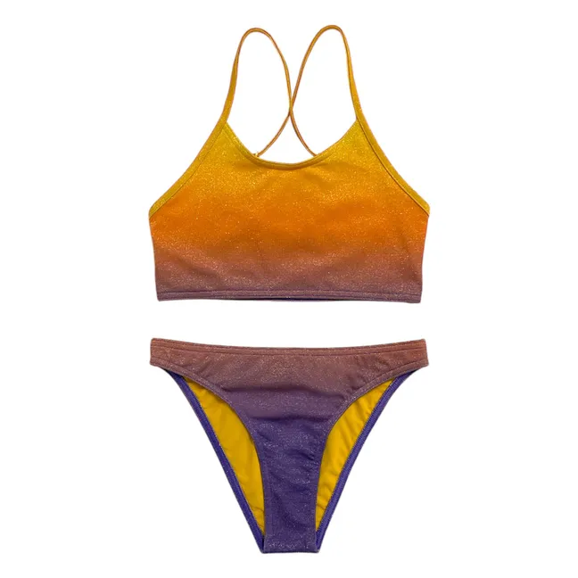 Ellis Pailleté Dégradé Swimsuit | Purple