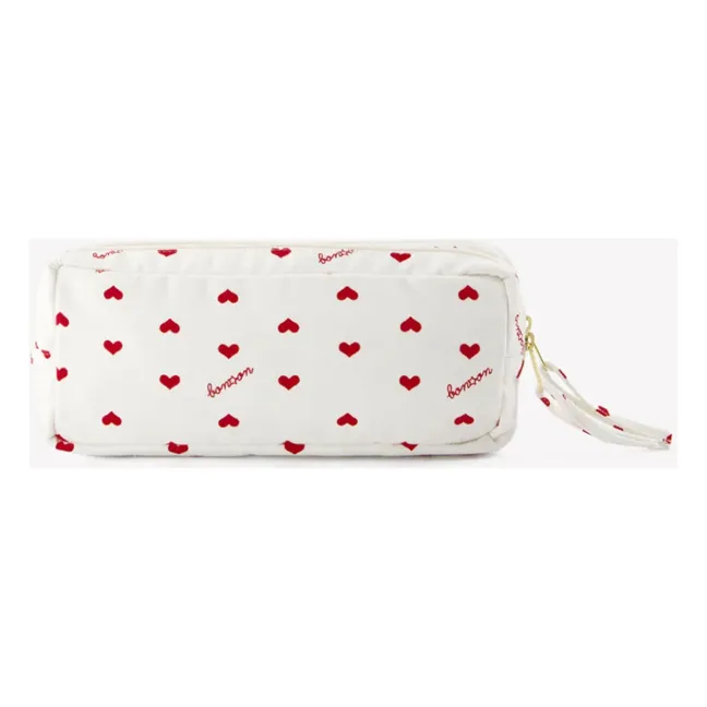 Trousse Ecole Cœurs | Ecru