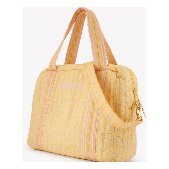 Borsa fasciatoio floreale | Giallo