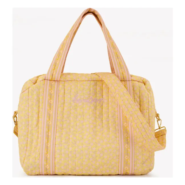 Sac à Langer Fleuri | Jaune