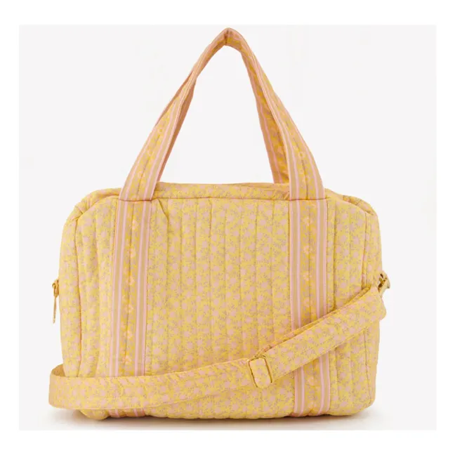 Bolso cambiador floral | Amarillo