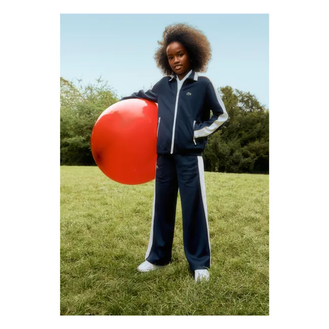 Jogger Large Sport in cotone biologico | Blu marino