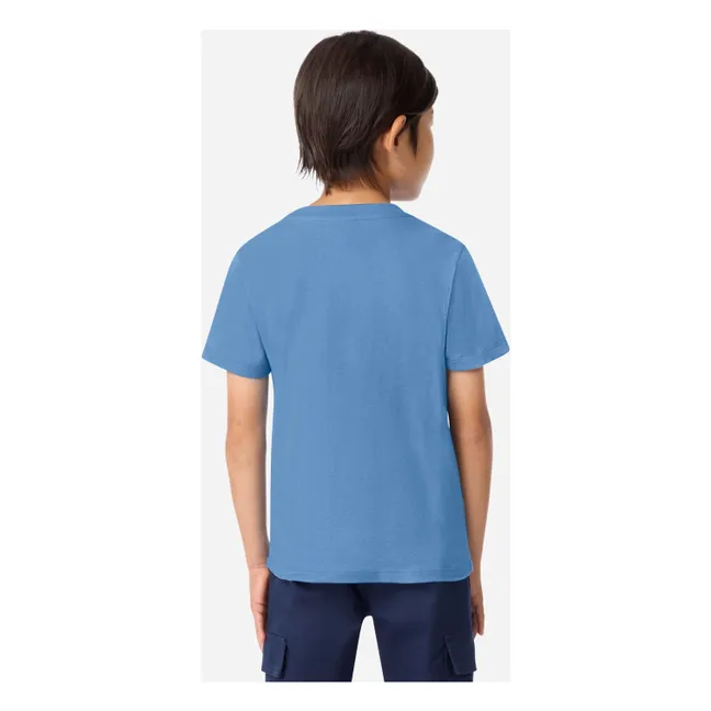 T-shirt Logo Coton Bio | Bleu Clair