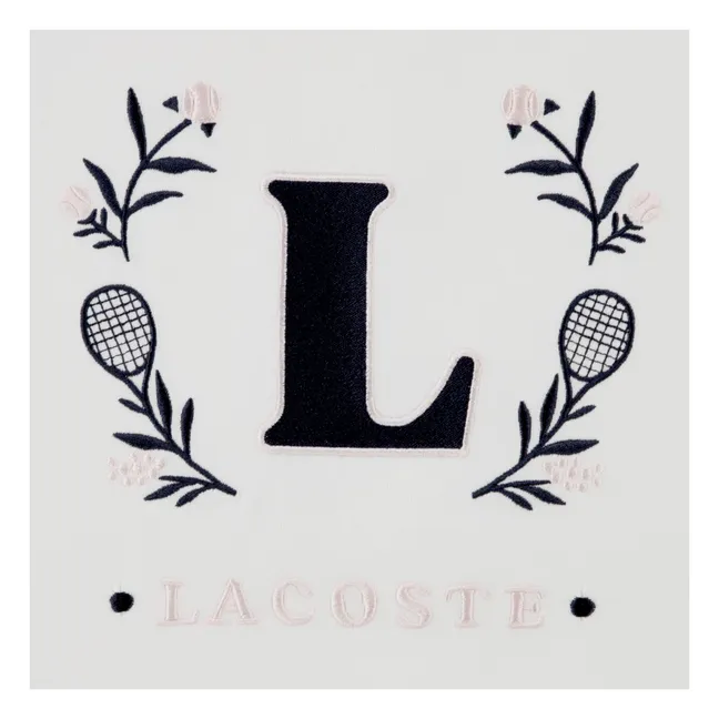 Camiseta L Cuello Contraste Algodón Ecológico | Blanco Roto