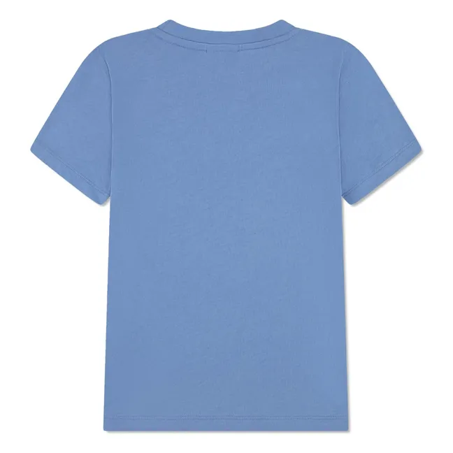 T-shirt Logo Coton Bio | Bleu Clair
