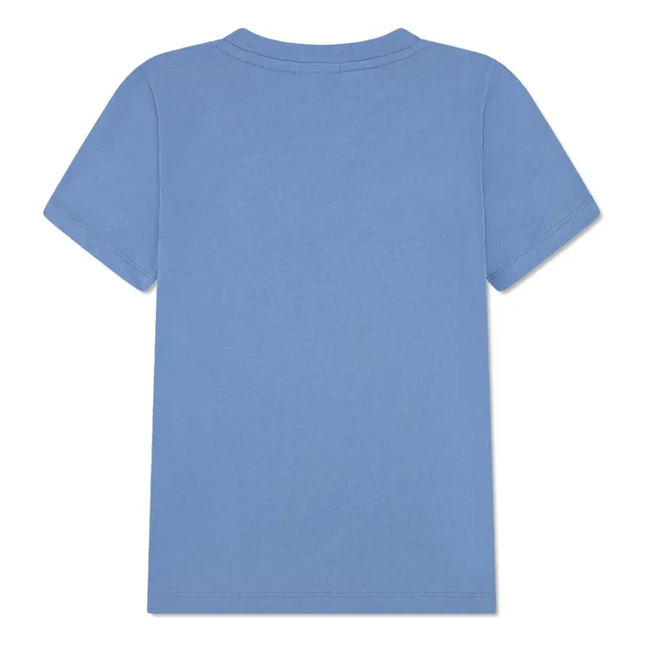 T-shirt Logo Coton Bio | Bleu Clair- Image produit n°4
