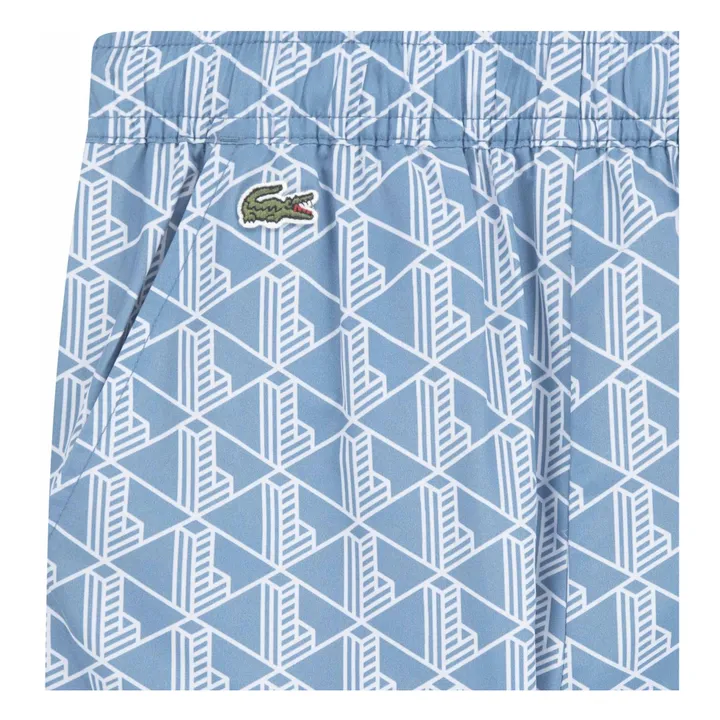 Conjunto de chaqueta y jogger de fibra reciclada con monograma | Azul Claro- Imagen del producto n°6